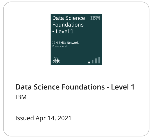 Data Science Foundations